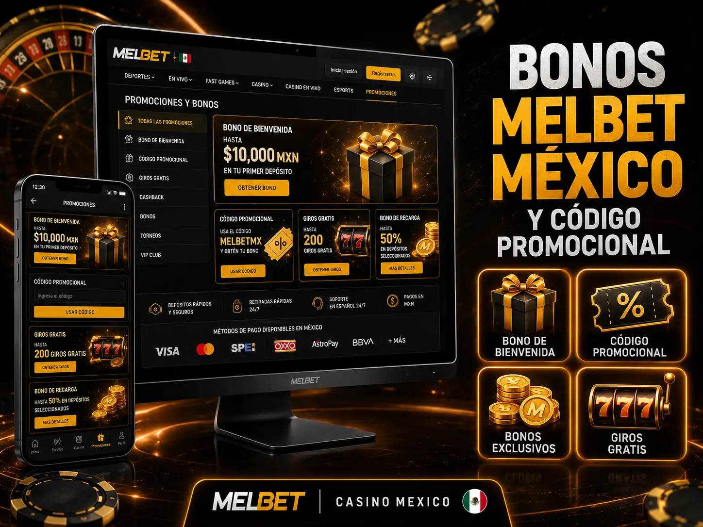 Bonos Melbet México Y Código Promocional